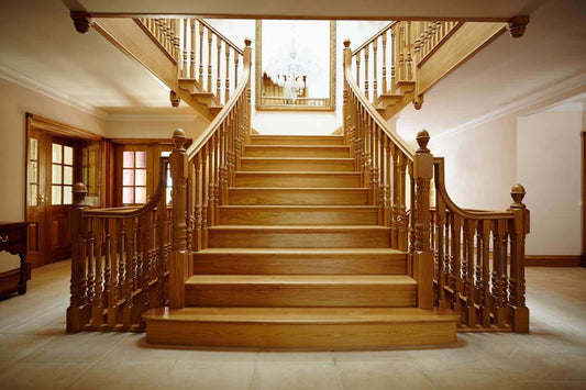 wooden staircase